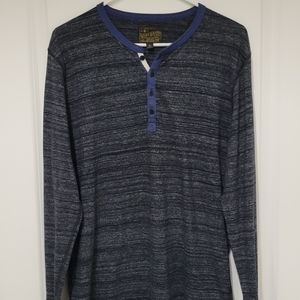 Lucky Brand Mens Long Sleeve Henley T Shirt